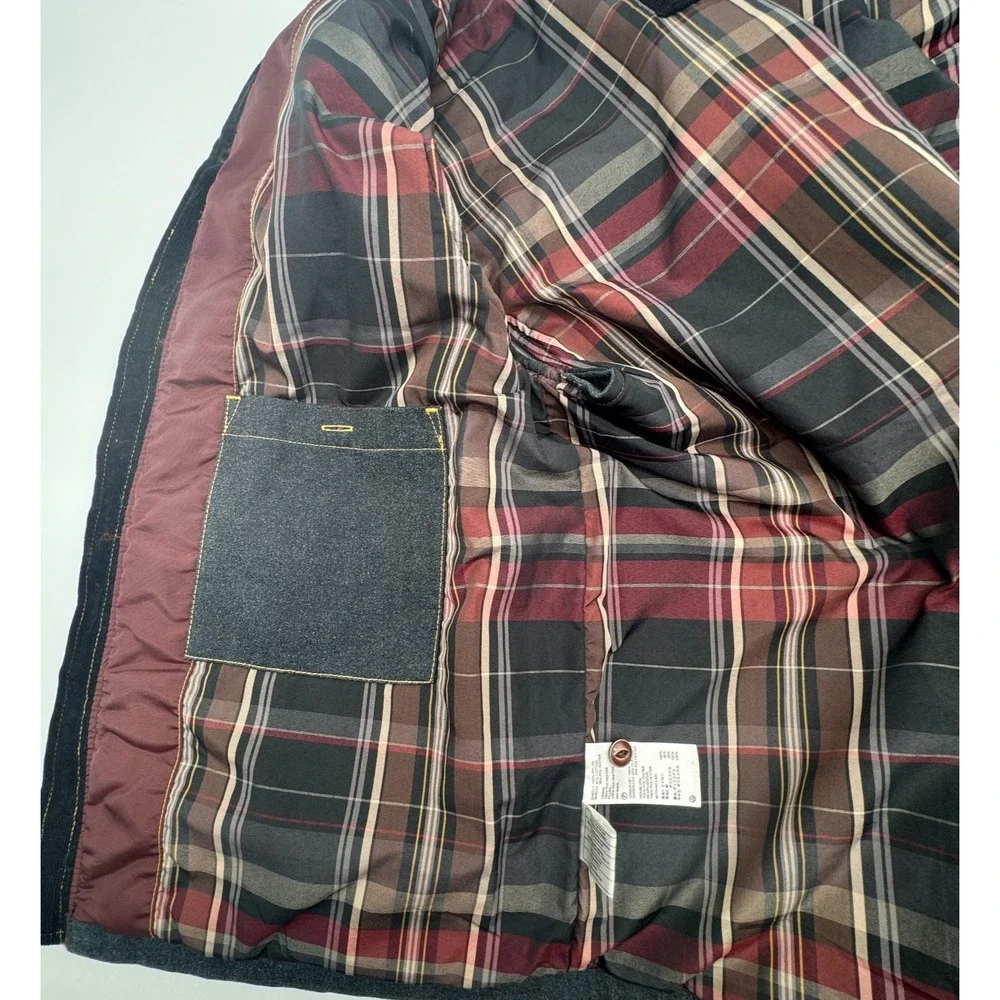 Tommy Bahama men's zip vest in charcoal gray and maroon
